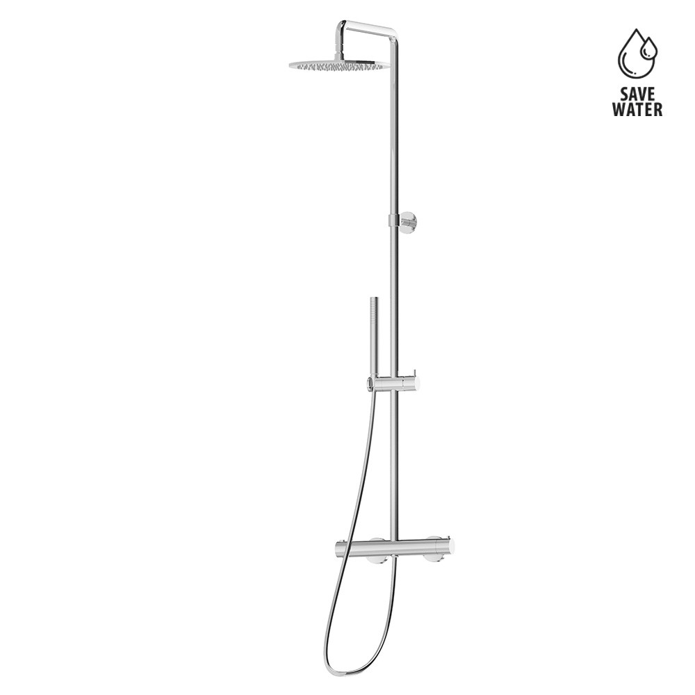 Newform | 61165 shower pillar, thermostatic